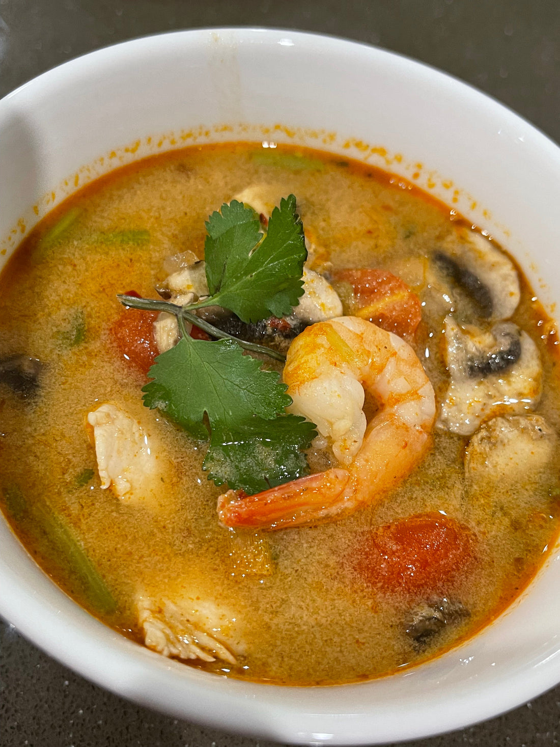 Tom Yum King Prawns (Authentic Thai Soup at Home)